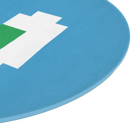 Planche À Découper 8 Bits Pixel Manga Yeux verts (Coin)