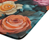 Planche À Découper #8 Motif floral (Coin)
