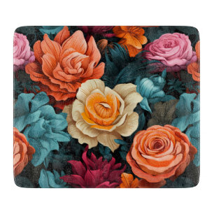 Planche À Découper #8 Motif floral