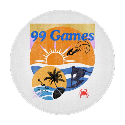 Planche À Découper 99 Jeux D'Été (Devant)