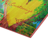 planche à découper à coeur d'or customisée (Coin)