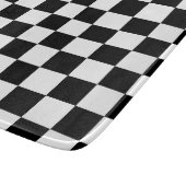 Planche À Découper à damiers carré noir et blanc (Coin)