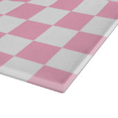 Planche À Découper À damiers rose et blanc (Coin)