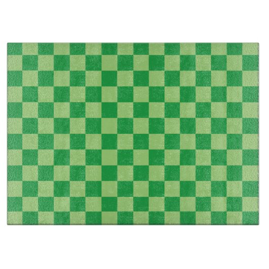 Planche À Découper à damiers vert (Devant)