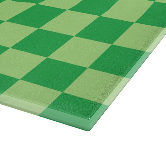 Planche À Découper à damiers vert (Coin)