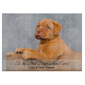 Planche À Découper À la meilleure maman de chien jamais personnalisé  (Devant)