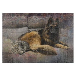 planche à découper à la rouille et aux écouvillons