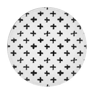 Planche À Découper À l'encre noire chargez le motif croisé