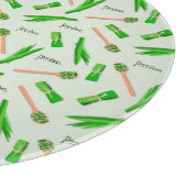 Planche à découper à motif de feuille de pandan (Coin)