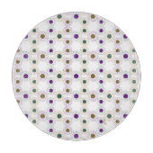 Planche À Découper À petits pois (or/vert/violet) (Devant)
