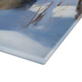 Planche À Découper Aaskan Malamute Laisser Il Neige Noël (Coin)