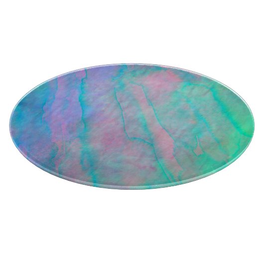 Planche À Découper Abalone Shell Aquarelle en pierre de perle (Coin)