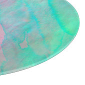 Planche À Découper Abalone Shell Aquarelle en pierre de perle (Coin)