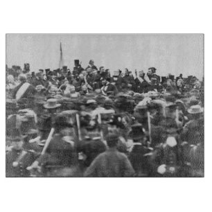 Planche À Découper Abe Lincoln Gettysburg Adresse : Fin de la guerre 