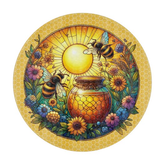 Planche à découper Abeille à miel (Devant)