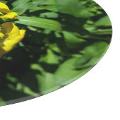 Planche À Découper Abeille sur Fleurs Jaunes (Coin)