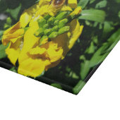 Planche À Découper Abeille sur Fleurs Jaunes (Coin)