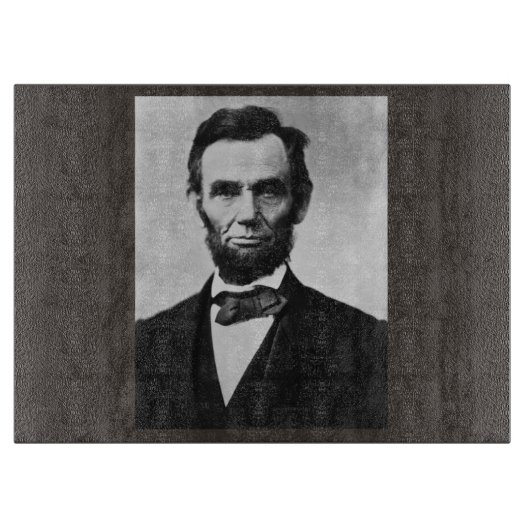 Planche À Découper Abraham Lincoln : 16ème Président de l'Amérique (Devant)