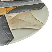 Planche À Découper Abstract Gold Metal Design (Coin)
