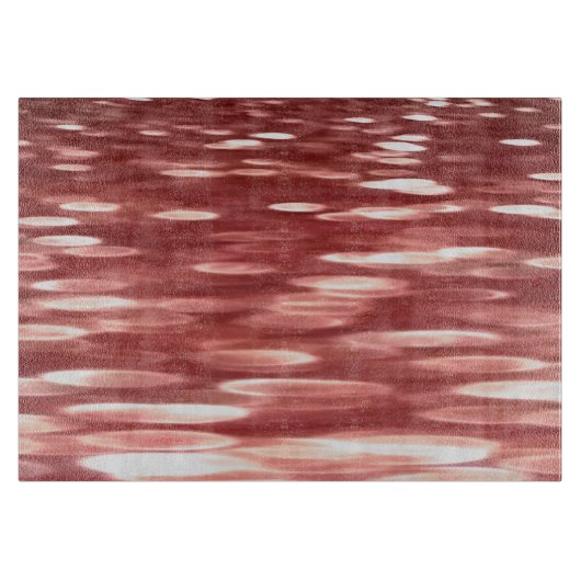 Planche À Découper Abstrait #2 : Flou rouge (Devant)