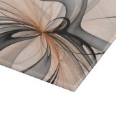 Planche À Découper Abstrait Anthracite Grey Sienna Art moderne fracta (Coin)