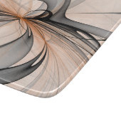 Planche À Découper Abstrait Anthracite Grey Sienna Art moderne fracta (Coin)