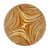 Planche À Découper Abstrait Gold Fractal (Devant)