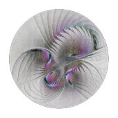 Planche À Découper Abstrait moderne Shy Imaginaire Figure Fractal Art (Devant)