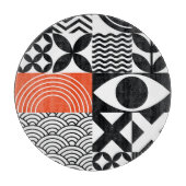 Planche À Découper Abstrait moderne : toile de design artistique. (Devant)