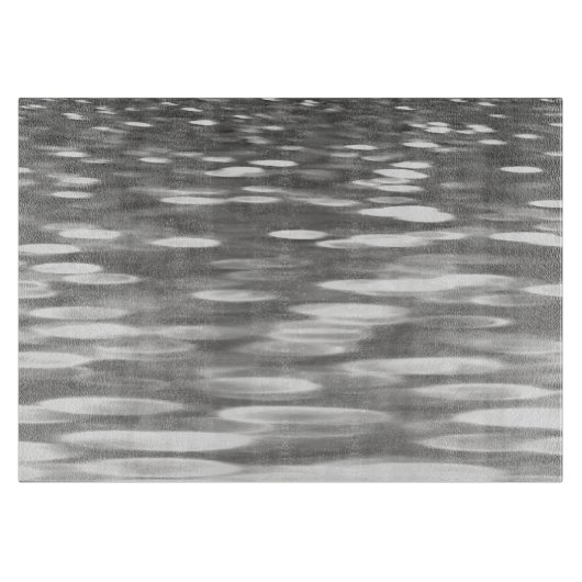 Planche À Découper Abstrait n° 3 : brillant gris argenté (Devant)