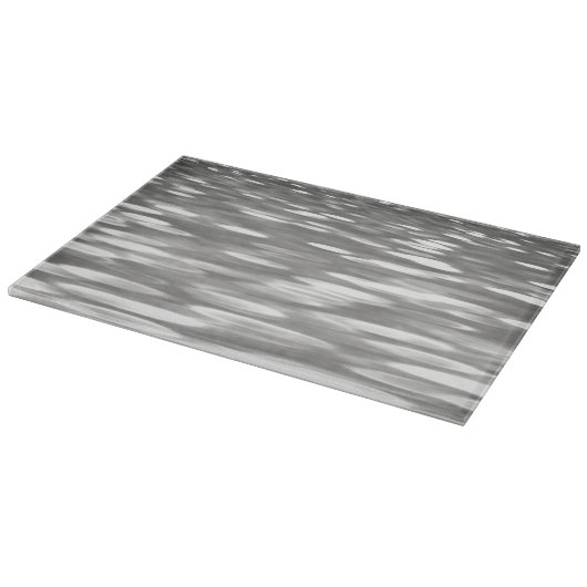 Planche À Découper Abstrait n° 3 : brillant gris argenté (Coin)