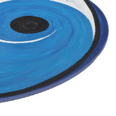 Planche À Découper Abstrait Yin Yang : Moderniste Bleu & Blanc (Coin)