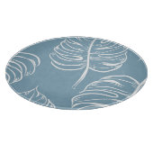 Planche À Découper Abstraite Feuille Tropicale : Verdure transparente (Coin)