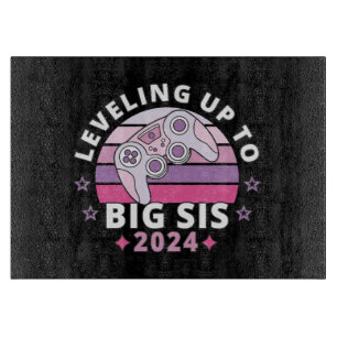 Planche À Découper  Accéder au rang de grande sœur 2024 Filles