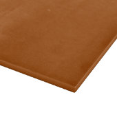 Planche À Découper Accent de couleur brun Sienna prêt à customiser (Coin)
