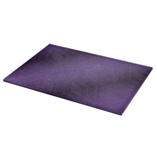 Planche À Découper Acceptation | Motif Boho violet écectique (Coin)