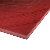 Planche À Découper Acceptation | Motif de Boho Eclectique Rouge (Coin)