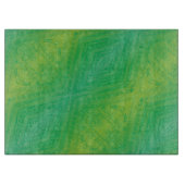 Planche À Découper Acceptation | Motif de Shibori jaune bleu (Devant)