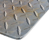 Planche À Découper Acier en tôle diamant rouillé (Coin)