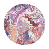 Planche À Découper Acrylique liquide rouge (Devant)