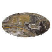 Planche À Découper Acrylique marbré, texture inspirée de la nature. (Coin)