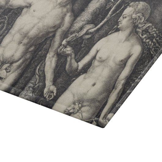 Planche À Découper Adam et gravure d'Ève par Albrecht Durer (Coin)