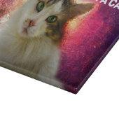 Planche À Découper Adorable Cute Calico Chat (Coin)