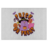 Planche À Découper Adorable Halloween Ghost Trick ou traitement (Devant)