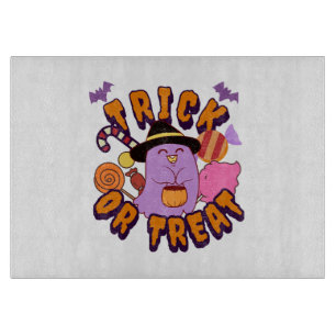 Planche À Découper Adorable Halloween Ghost Trick ou traitement