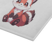 Planche À Découper adorable panda rouge (Coin)