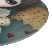 Planche À Découper Adorable poupée gothique de Saint-Valentin (Coin)