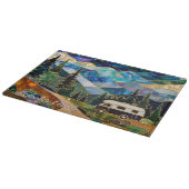 Planche À Découper Adventure Awaits Camper Glass Cutting Board (Coin)