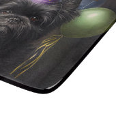 Planche À Découper Affenpinscher Chien Ballons d'anniversaire (Coin)