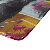 Planche À Découper Affenpinscher Chien sur une pagaie : une aventure (Coin)